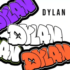 DYLAN Graffiti Name - Digital Urban Street Art