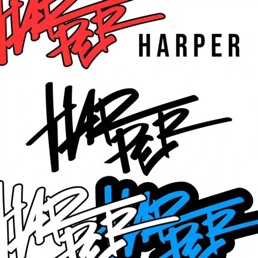 HARPER Graffiti Name - Digital Urban Street Art