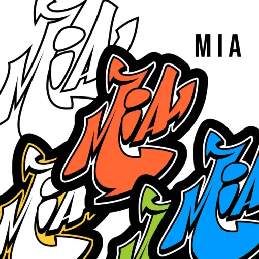 MIA Graffiti Name - Digital Urban Street Art