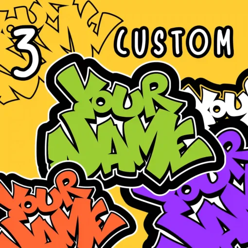 YOUR CUSTOM Graffiti Name sharp style 3 - Digital Urban Street Art