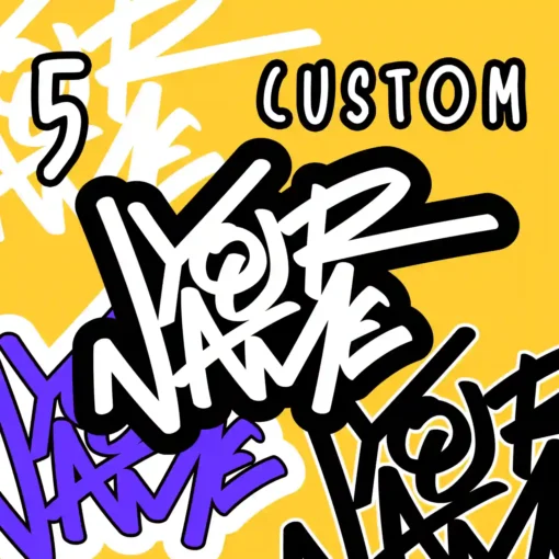 YOUR CUSTOM Graffiti Name urban style 5 - Digital Urban Street Art