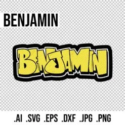 Alternative view of BENJAMIN Graffiti Name