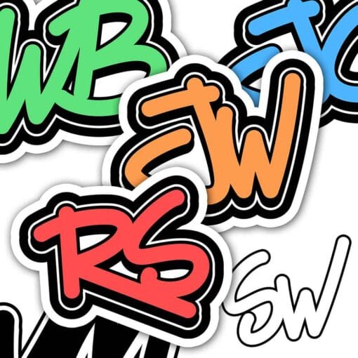 CUSTOM Graffiti INITIALS