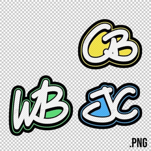 CUSTOM Graffiti INITIALS - Style 7 - Image 5