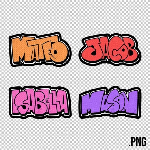 CUSTOM Graffiti NAME - Style 6 - Image 4