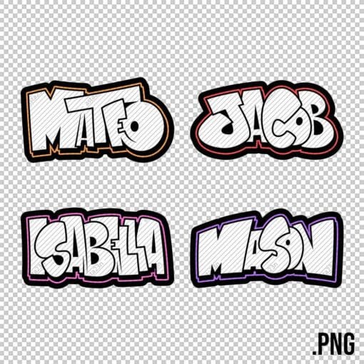 CUSTOM Graffiti NAME - Style 6 - Image 6