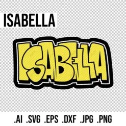 Alternative view of ISABELLA Graffiti Name