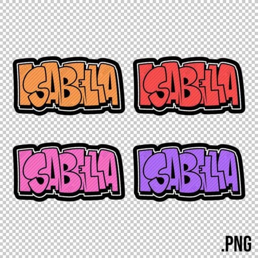 ISABELLA Graffiti Name - Image 4