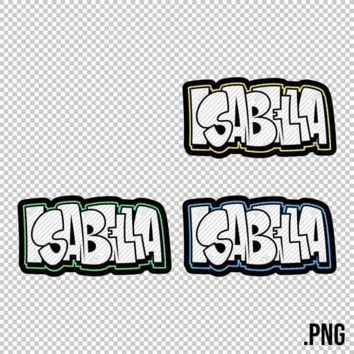 ISABELLA Graffiti Name - Image 5