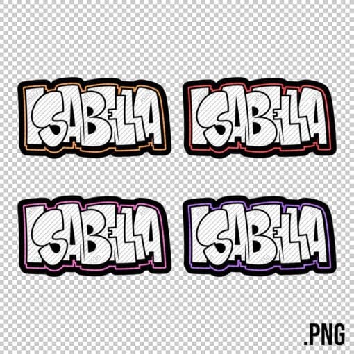 ISABELLA Graffiti Name - Image 6