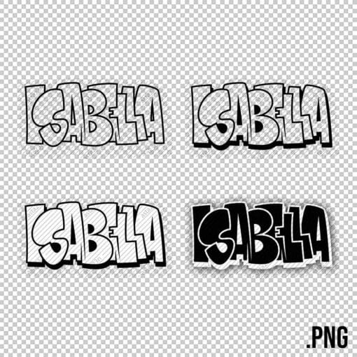 ISABELLA Graffiti Name - Image 7