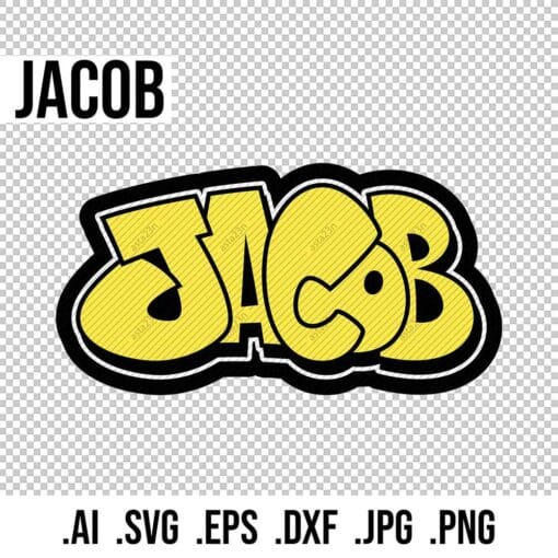 JACOB Graffiti Name - Image 2