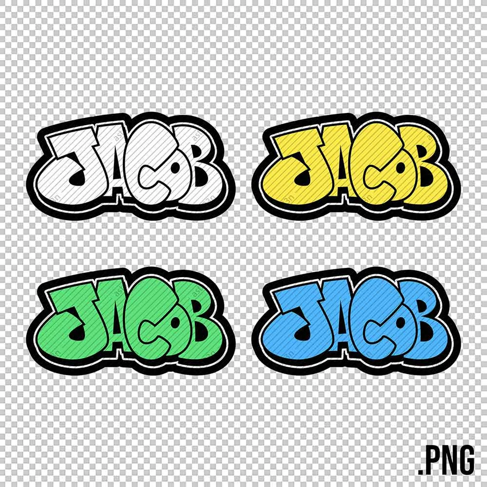 JACOB Graffiti Name - Image 3