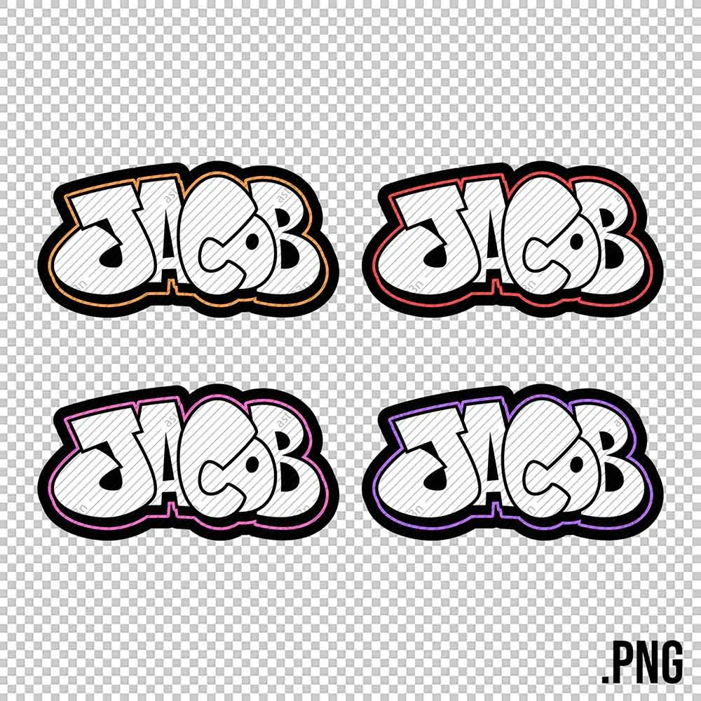 JACOB Graffiti Name - Image 6