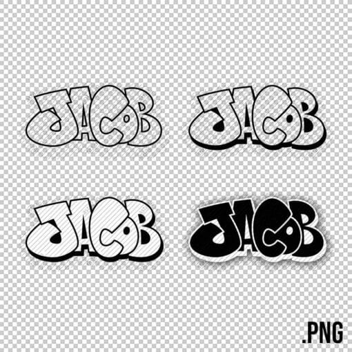 JACOB Graffiti Name - Image 7