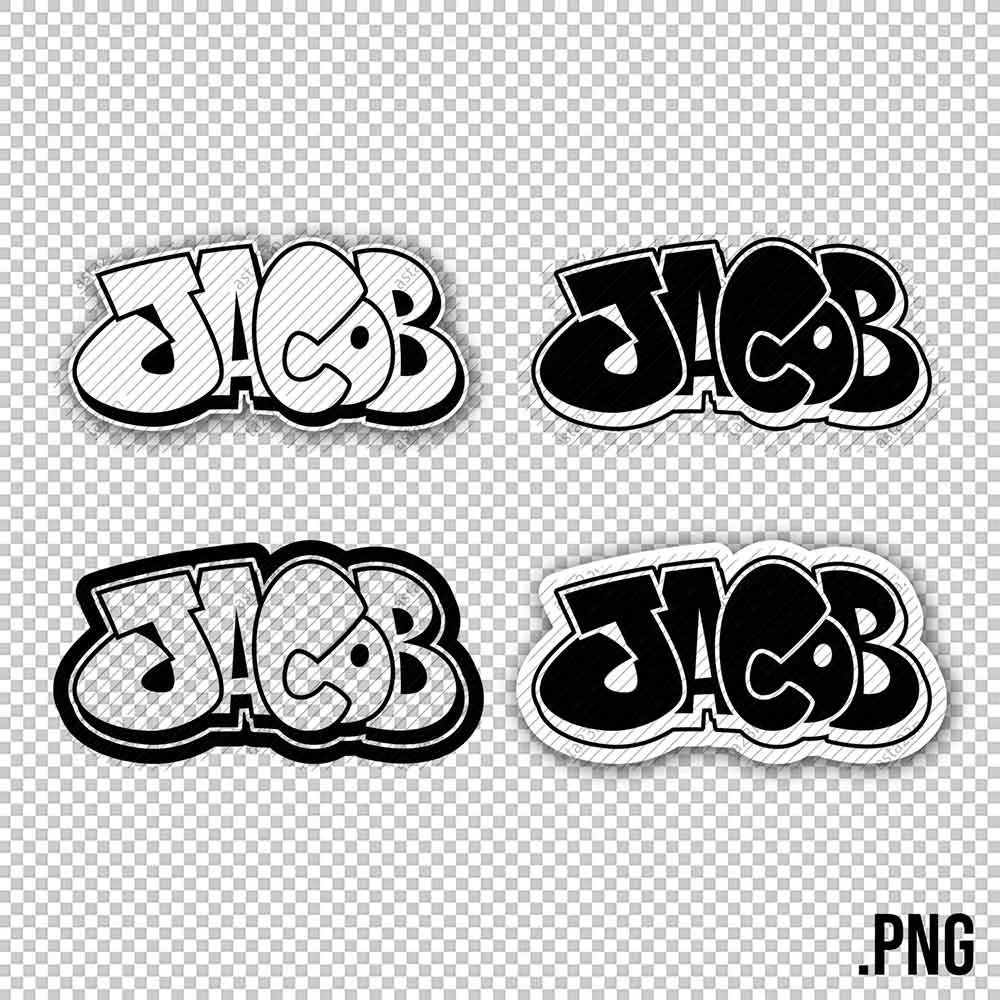 JACOB Graffiti Name - Image 8