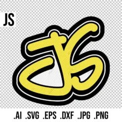 Alternative view of JS Graffiti Initials