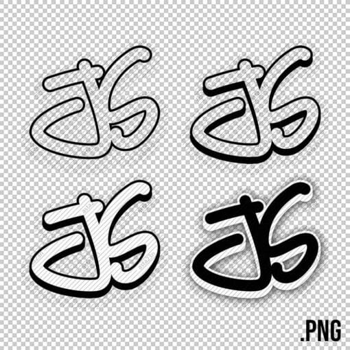 JS Graffiti Initials - Image 7