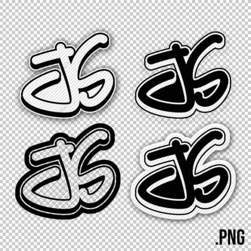 JS Graffiti Initials - Image 8