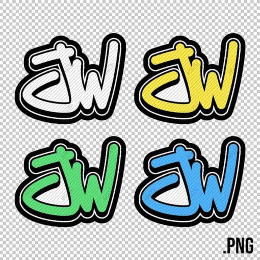 JW Graffiti Initials - Image 3