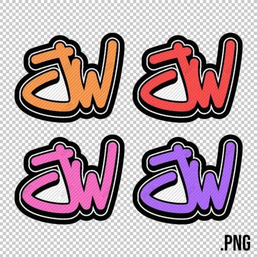 JW Graffiti Initials - Image 4