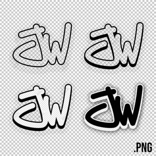 JW Graffiti Initials - Image 7