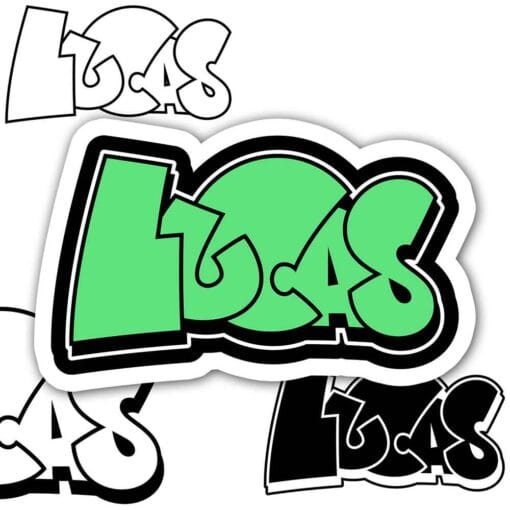 LUCAS Graffiti Name