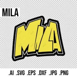 Alternative view of MILA Graffiti Name
