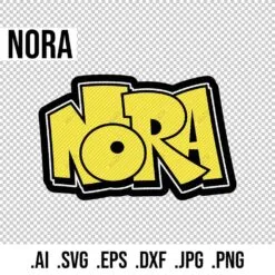Alternative view of NORA Graffiti Name