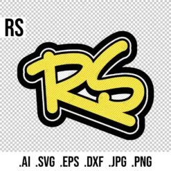 Alternative view of RS Graffiti Initials