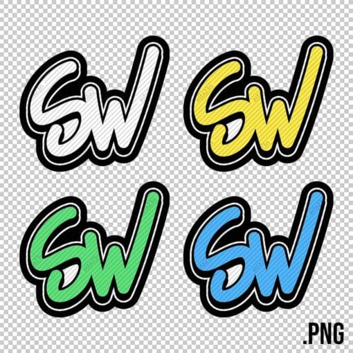 SW Graffiti Initials - Image 3