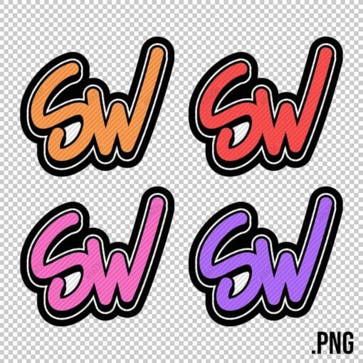 SW Graffiti Initials - Image 4