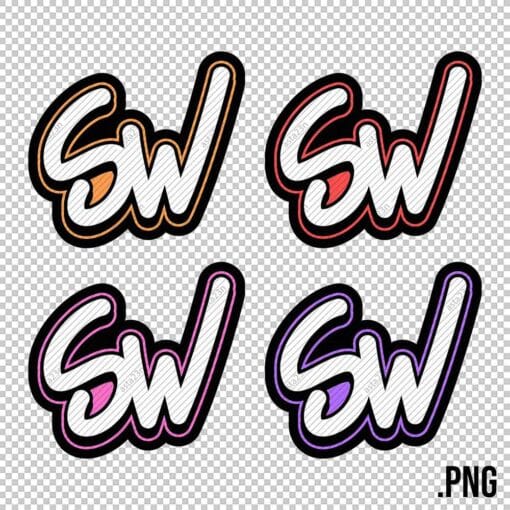 SW Graffiti Initials - Image 6