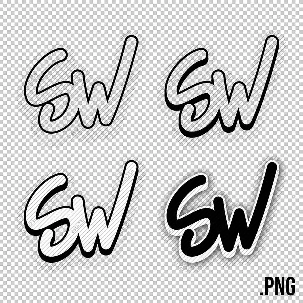 SW Graffiti Initials - Image 7