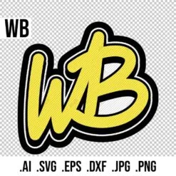 Alternative view of WB Graffiti Initials