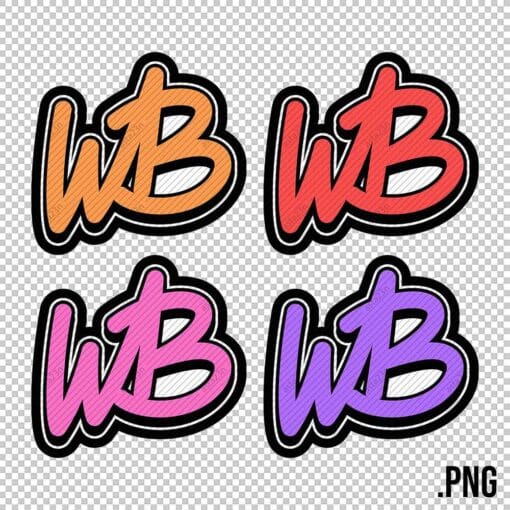 WB Graffiti Initials - Image 4