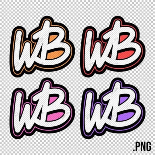 WB Graffiti Initials - Image 6