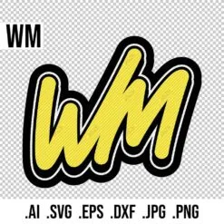 Alternative view of WM Graffiti Initials